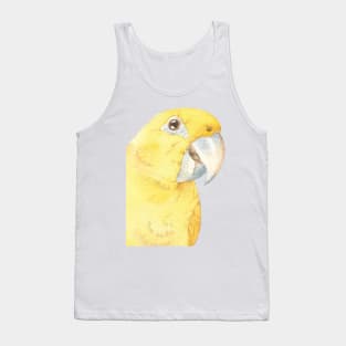 golden conure watercolor ararajuba painting Tank Top